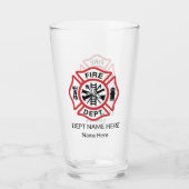 「マルチーズクロス消防士 タンブラーグラス (裏面)