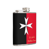 マルチーズクロス&マルタ国旗のファッション/セントジョンズ フラスク (右)