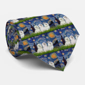 マルチーズトリオスターリーナイト ネクタイ (ロール)