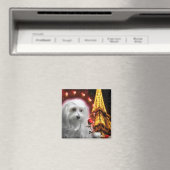 マルチーズドッグエッフェルタワー愛の火花! マグネット (インサイチュ (食洗機))