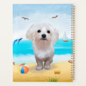 マルチーズドッグオンビーチ プランナー手帳 (裏面)