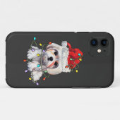 マルチーズドッグクリスマス、クリスマスマルチーズドッグ Case-Mate iPhoneケース (裏面(横))
