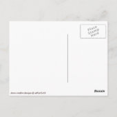 マルチーズドッグスケッチポストカード ポストカード (裏面)