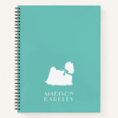 マルチーズドッグパピーロングヘア ノートブック (正面)