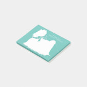 マルチーズドッグパピーロングヘア ポストイット (アングル)