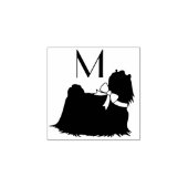 マルチーズドッグパピー ラバースタンプ (インプリント)