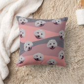 マルチーズドッグピローオリジナルデザイン クッション (ブランケット)