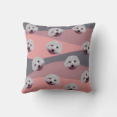 マルチーズドッグピローオリジナルデザイン クッション (裏面)