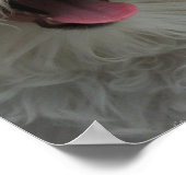 マルチーズドッグプリント ポスター (角)