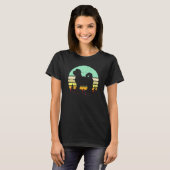 マルチーズドッグママパパ70sオーナー tシャツ (正面フル)