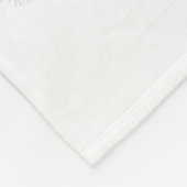 マルチーズドッグママフローラ フリースブランケット (角)