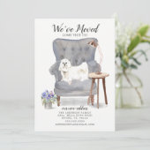 マルチーズドッグ引っ越しました移動告知 案内状 (スタンド正面)