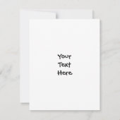 マルチーズドッグ招待状 招待状 (裏面)