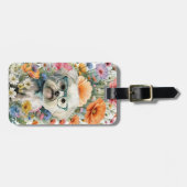 マルチーズドッグ荷物タグ ラゲッジタグ (正面横)