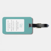 マルチーズドッグ荷物タグ ラゲッジタグ (裏面横)