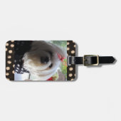 マルチーズドッグ荷物タグ ラゲッジタグ (正面横)