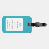 マルチーズドッグ荷物タグ ラゲッジタグ (裏面横)