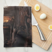 マルチーズハロウィンホラー キッチンタオル (四つ折り)