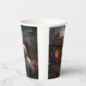 マルチーズハロウィンホラー 紙コップ (右)