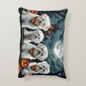 マルチーズハロウィン不気味 アクセントクッション (裏面(縦))