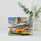 マルチーズバスはがき ポストカード (スタンド正面)