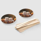 マルチーズパピーオータムデライトカボチャ ハンドファン (組立なし)