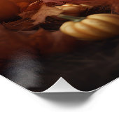 マルチーズパピーオータムデライトカボチャ ポスター (コーナー)