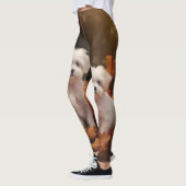 マルチーズパピーオータムデライトカボチャ レギンス (左)