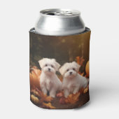 マルチーズパピーオータムデライトカボチャ 缶クーラー (缶正面)