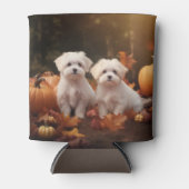 マルチーズパピーオータムデライトカボチャ 缶クーラー (正面)