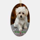 マルチーズパピーセラミックオーナメント セラミックオーナメント (右)