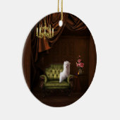 マルチーズパピードックシャンデリアツリーオーナメント セラミックオーナメント (右)