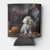 マルチーズパンプキンズハロウィンホラー 缶クーラー (正面)