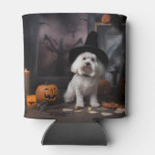 マルチーズパンプキンズハロウィンホラー 缶クーラー (裏面)