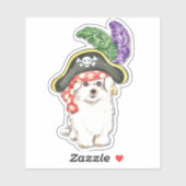 マルチーズビニールシール シール (シート)