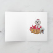 マルチーズビーマイバレンタインカード シーズンカード (内部)