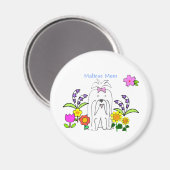 マルチーズマママグネット マグネット (正面/裏面)