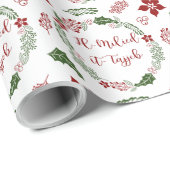 マルチーズメリークリスマスリースイルミライドit-tajjeb ラッピングペーパー (ロールコーナー)