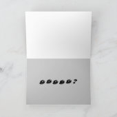 マルチーズユーモア誕生日カード カード (内部)