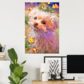 マルチーズレスキューパピー2涙を見て ポスター (ホームオフィス)