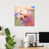 マルチーズレスキュー人形の日1 "WEE ONE"ポスター ポスター (ホームオフィス)