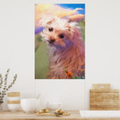 マルチーズレスキュー子犬の日1 "ウィーワン" ポスター (キッチン)