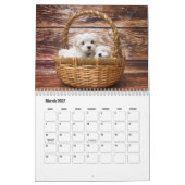 マルチーズ予定表 カレンダー (3月 2027)