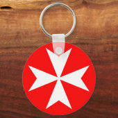 マルチーズ十字 キーホルダー (正面)