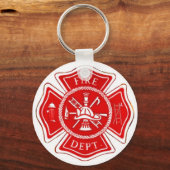 マルチーズ十字 キーホルダー (正面)