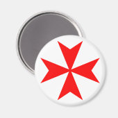 マルチーズ十字 マグネット (正面/裏面)