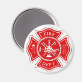 マルチーズ十字 マグネット (正面/裏面)