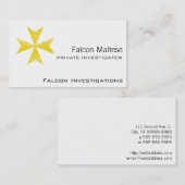 マルチーズ十字 名刺 (正面/裏面)