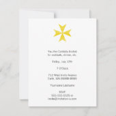 マルチーズ十字 招待状 (正面)