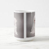 マルチーズ子犬 コーヒーマグカップ (中央)